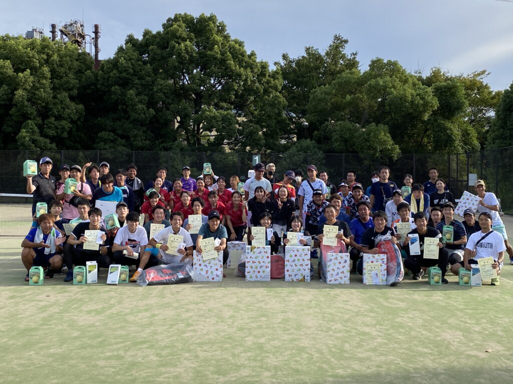 2023/9/23に実施されましたソフトテニス大会、姫路城オープンの結果を掲載します。かなり盛り上がりました！！